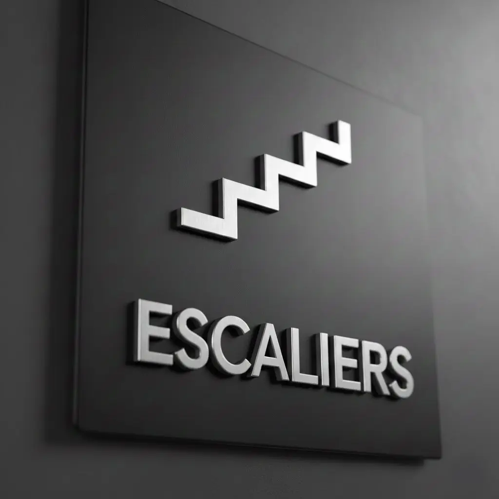 panneau escalier